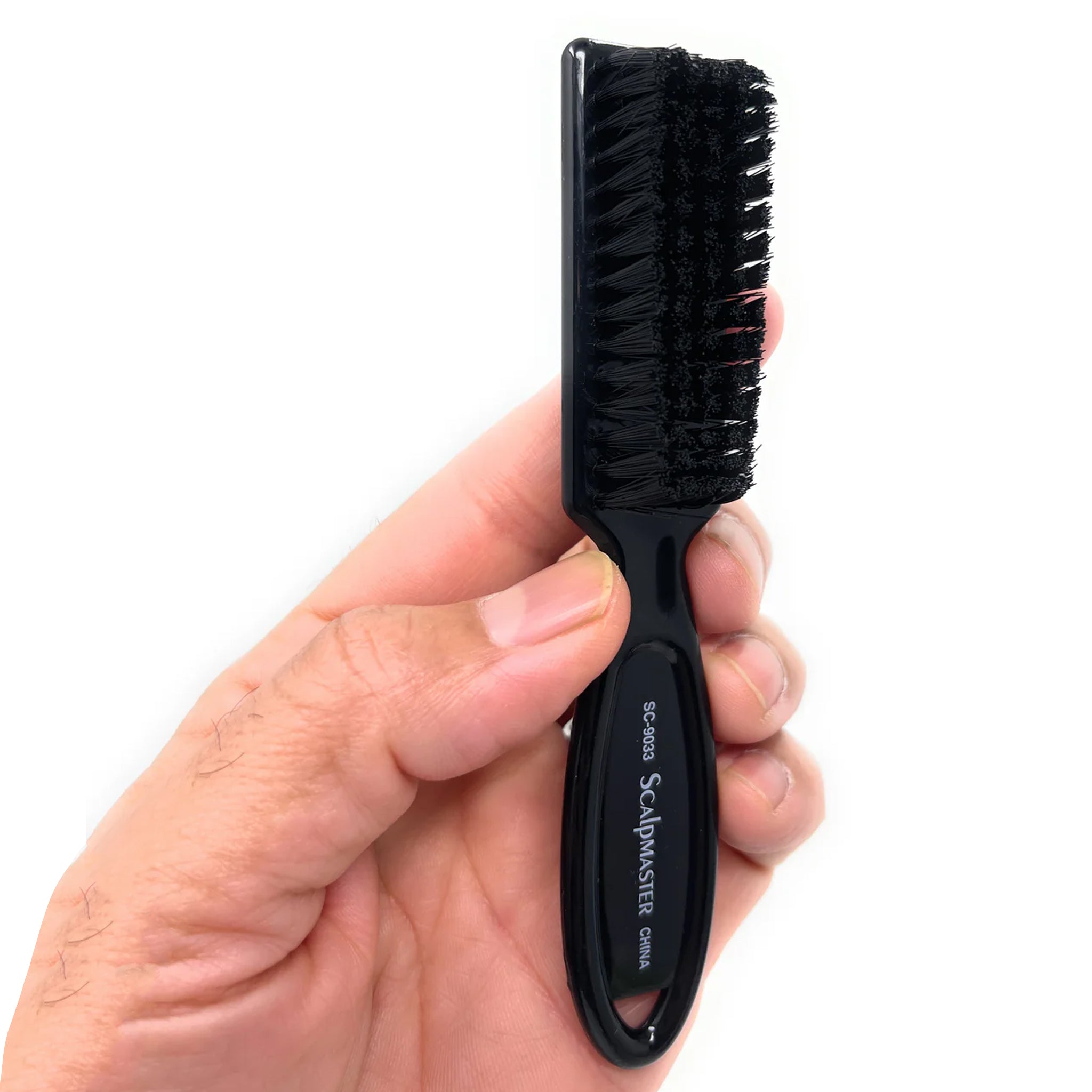 Scalpmaster Professional Clipper Cleaning Brush - Soft Nylon Bristles for Hair Clippers, Barber Tools & Fade Trimmers - 2 Pack with Ergonomic Plastic Handle - Perfect for Salon, Home Grooming & Beard Care