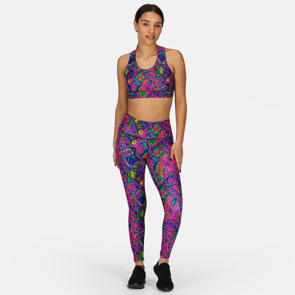 Celestial Print High Waist Yoga Leggings for Women - Comfortable & Stretchy Workout Pants for Yoga, Running, Gym and Lounge Wear