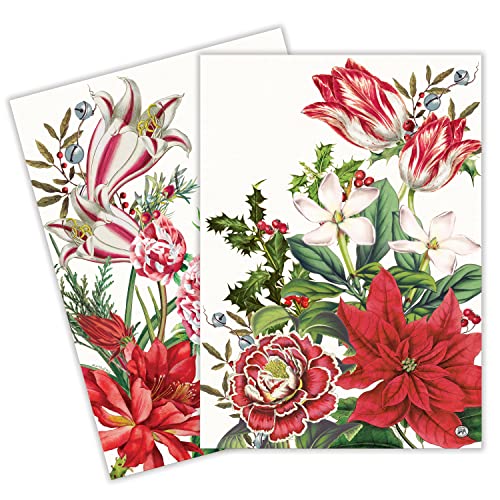 Michel Design Works Christmas Bouquet Kitchen Towel Set of 2 - Absorbent & Decorative Holiday Dish Towels for Festive Kitchen Decor & Gift Giving