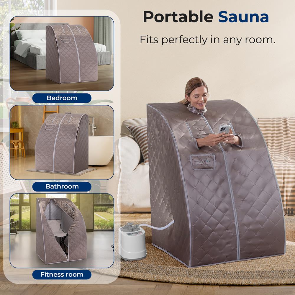 Portable Stem Sauna Tent for Home Use - Compact & Lightweight Personal Sauna for Relaxation & Detox - Perfect for Spa, Yoga & Wellness Therapy