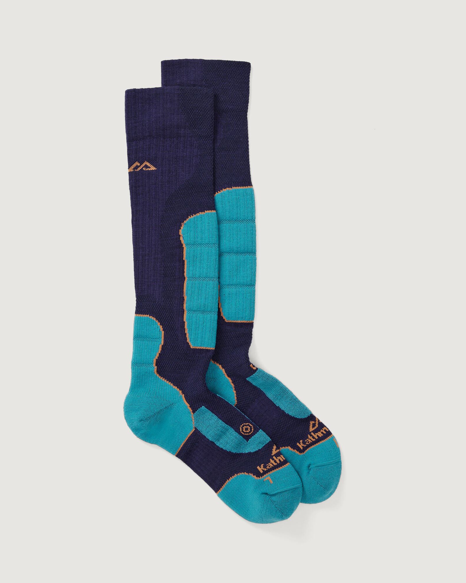 Premium Snow Sport Socks - Thermal Winter Hiking & Skiing Socks for Men & Women (Dark Horizon/Eddy/Squash) - Ideal for Skiing, Snowboarding & Cold Weather Outdoor Activities