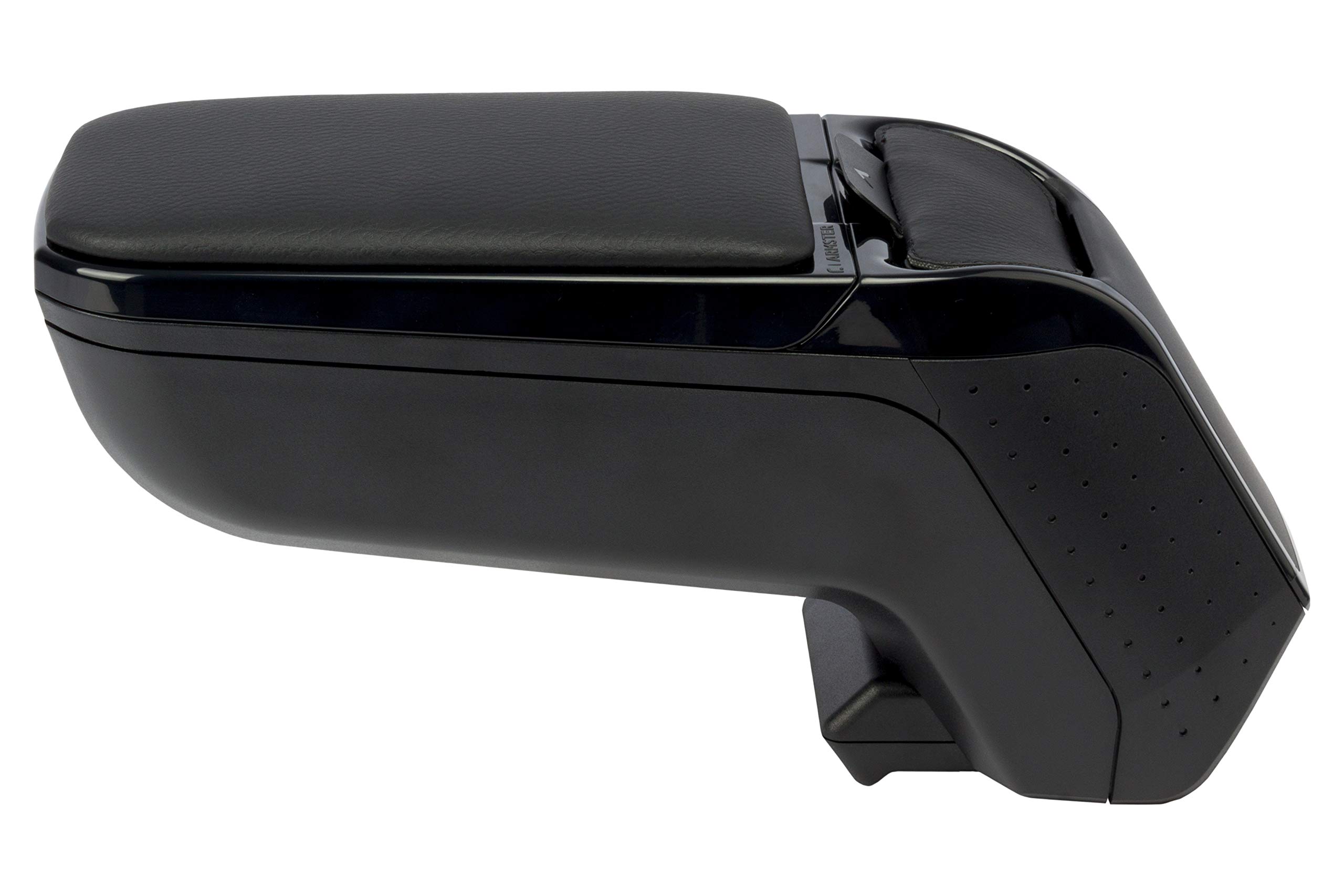 Dacia Lodgy (2018-) Black Foldable Armrest with Storage Compartment - 2 Pack Car Accessories for Comfort & Organization - Perfect for Road Trips & Long Drives