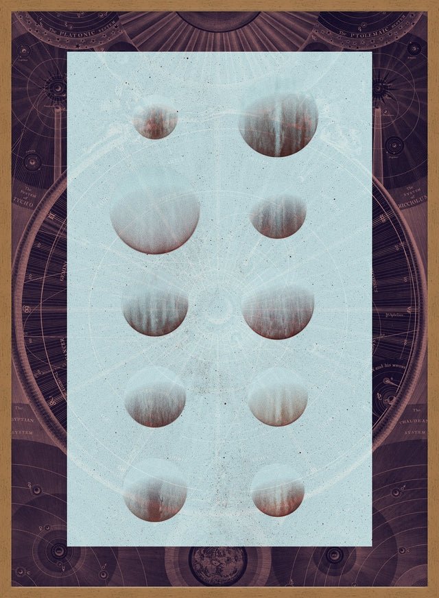 Astrology Chart Dark Print - Premium Zodiac Birth Chart for Personalized Horoscope Readings & Wall Decor
