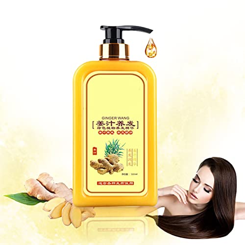Ginaday Instant Ginger Hair Regrowth Shampoo for Thinning Hair - 17oz Natural Hair Thickening Shampoo with Ginger Extract | Promotes Hair Growth & Reduces Hair Loss | Perfect for Daily Hair Care Routine & Scalp Health