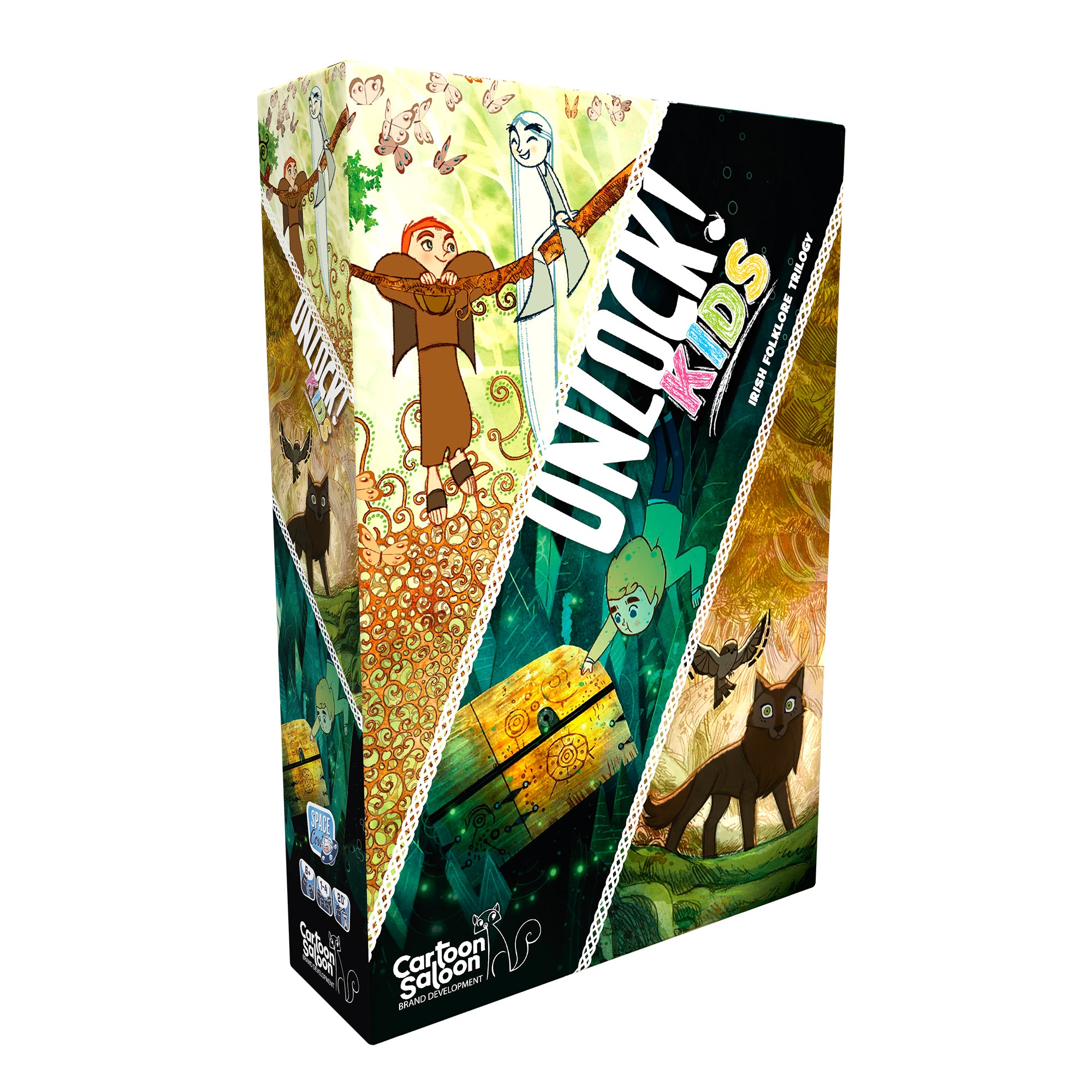 UNLOCK! Kids Irish Folklore - Fun Educational Card Game for Children | Family Board Game Night | Explore Celtic Myths & Legends