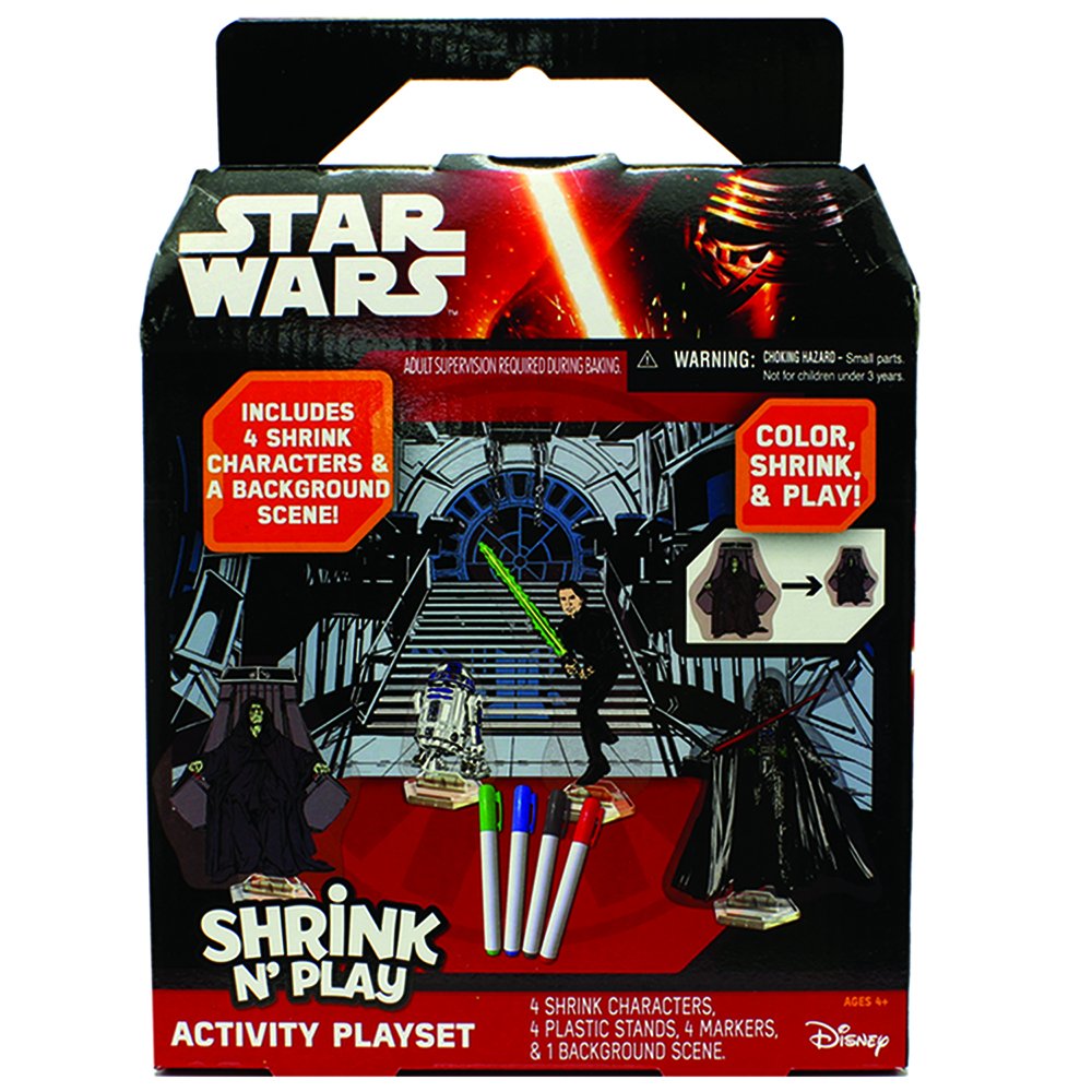 Star Wars Shrink N' Play Activity Set - Fun Galactic Adventure Playset for Kids | Perfect for Birthday Gifts & Space-Themed Playtime