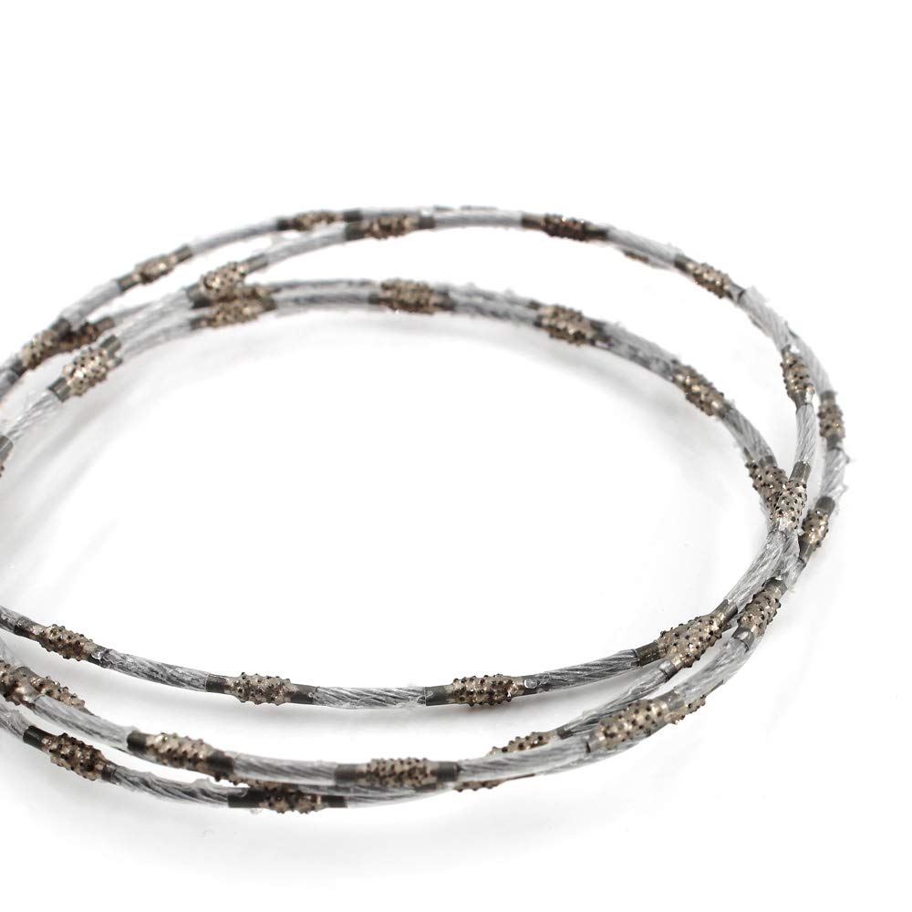 2.2mm Diamond Wire Saw for Granite Marble Cutting - Mining Rope Saw for Stone & Concrete - 1M/Lot
