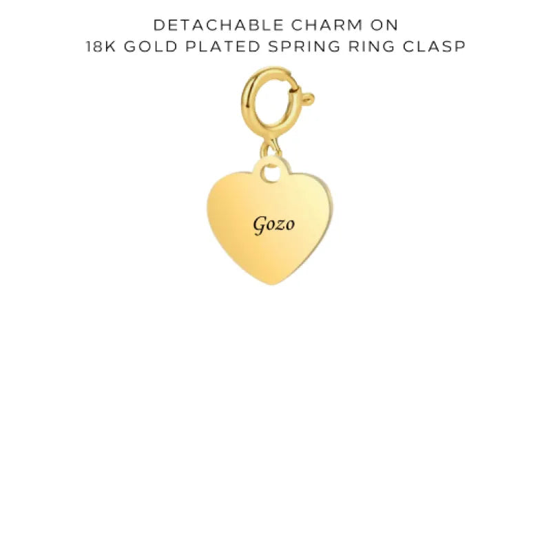 Personalized Engraved Charms with Detachable Clasp - Custom Jewelry for Necklaces & Bracelets - Perfect for Gifts, Anniversaries & Special Occasions - $10.00
