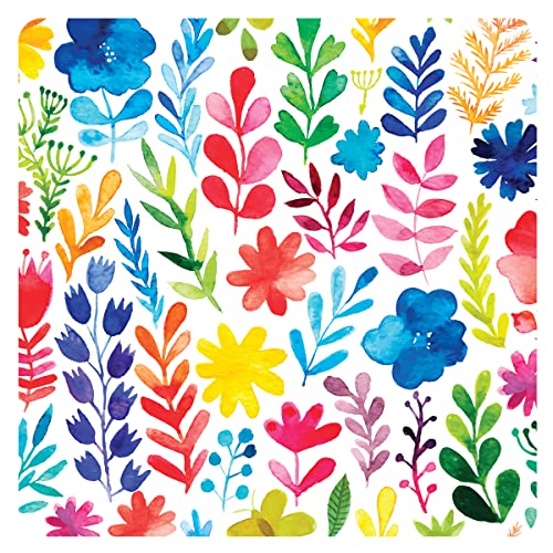 Rainbow Watercolor Floral