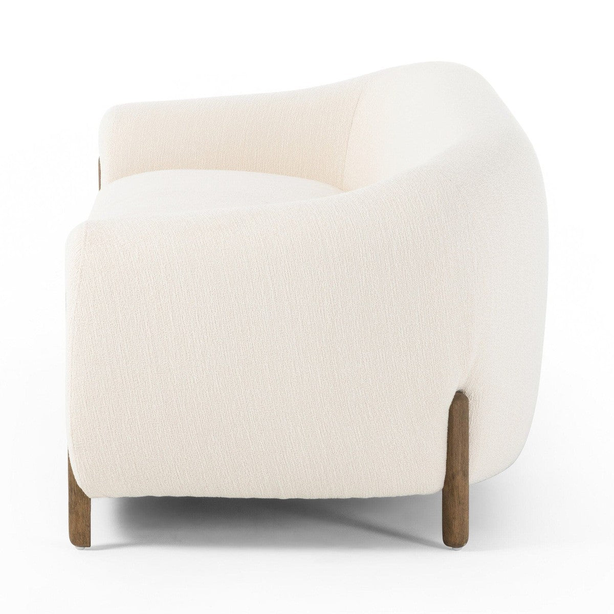 Annora Sofa - Kerbey Ivory Upholstered Modern Living Room Couch for Small Spaces | Perfect for Apartments, Condos & Cozy Home Decor