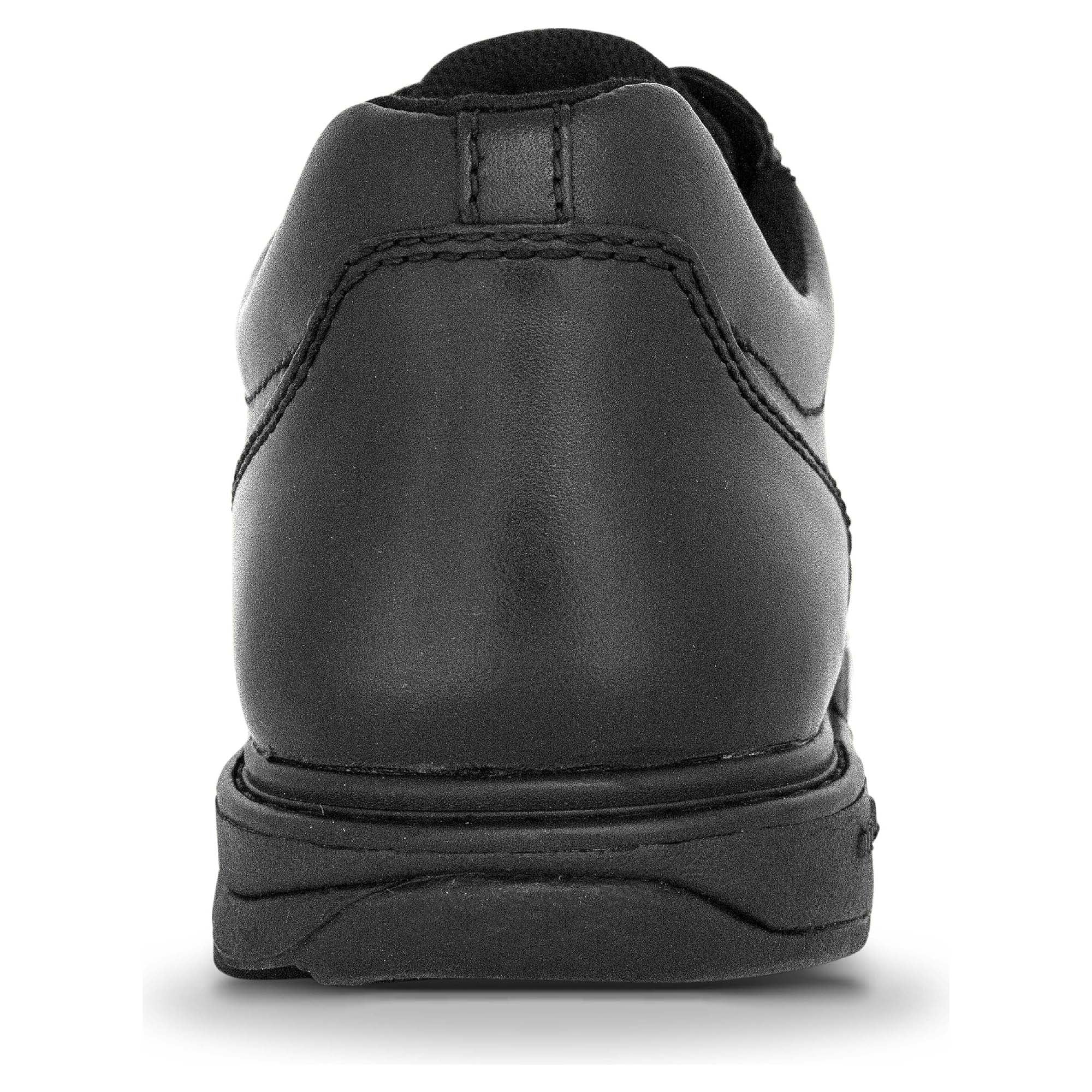 Apex Women's Senior School Shoes - Comfortable Black Leather School Shoes for Girls & Teens - Perfect for Classroom, Uniform Dress Code & Daily Wear