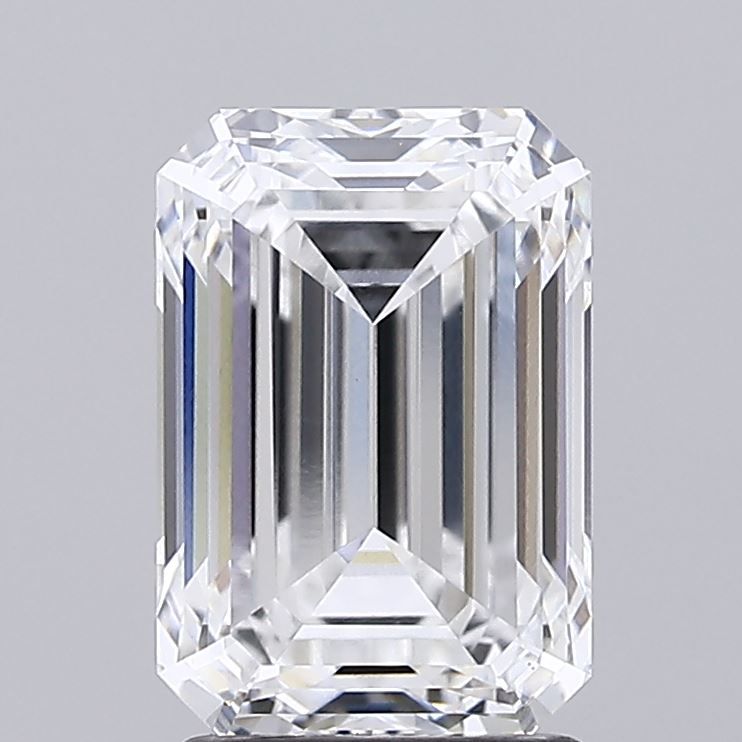 2.53 Carat D Color VS1 Clarity Emerald Cut Lab-Grown Diamond - Perfect for Engagement Rings & Luxury Jewelry