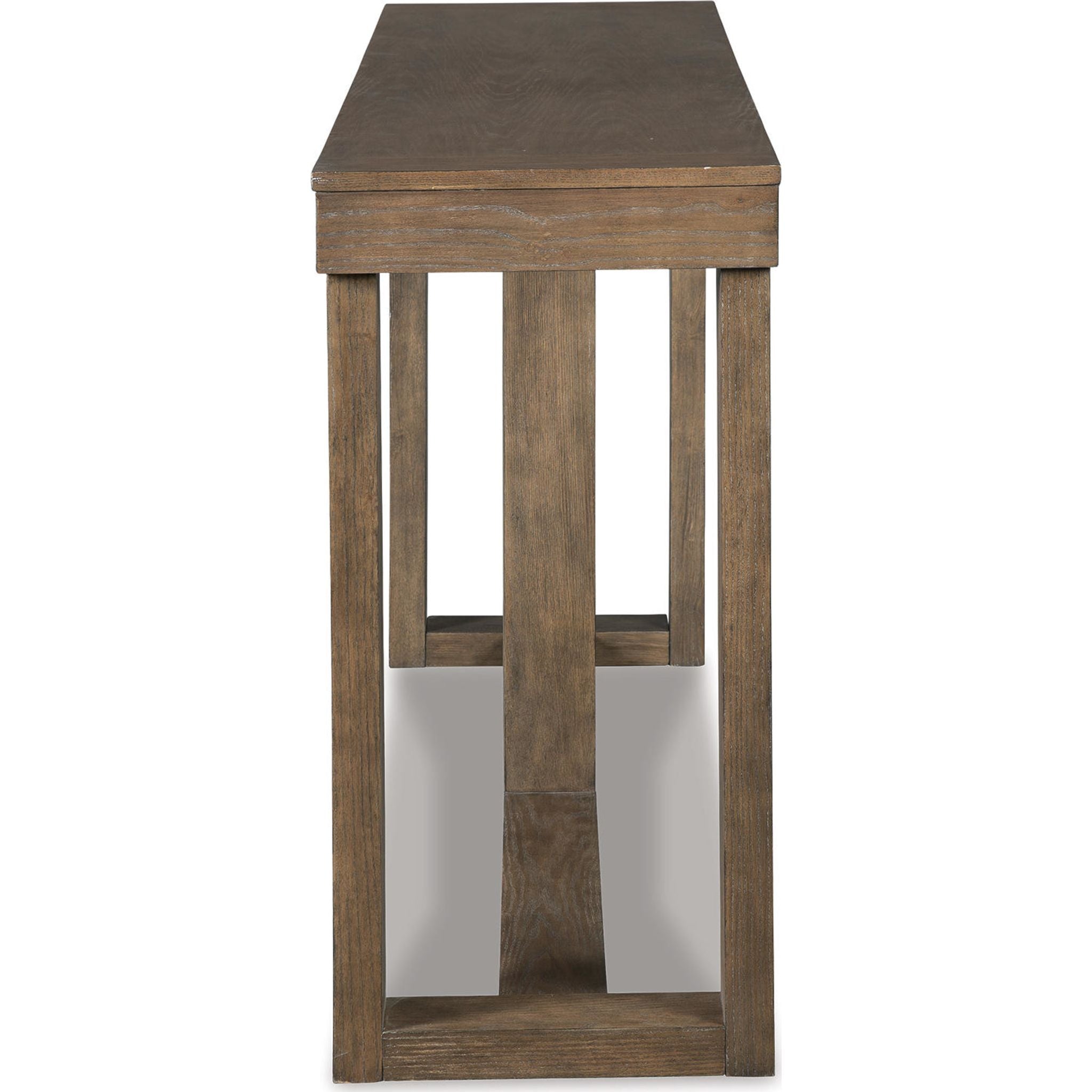 Cariton Sofa Table - Modern End Table for Living Room, Bedroom & Office - Sturdy Console Table with Storage Shelf for Home Decor & Organization