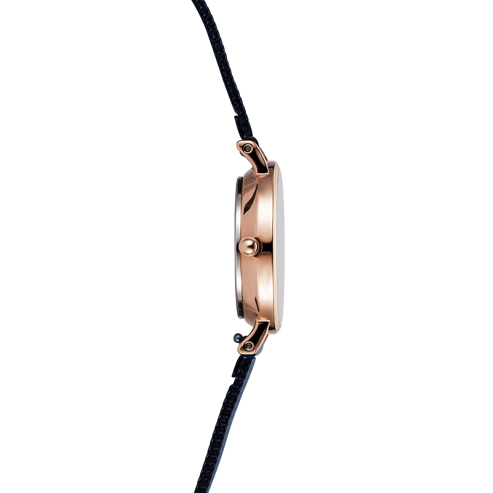 Victoria Hyde Women's Navy Blue Watch - Small Dial Stainless Steel Mesh for Everyday Elegance