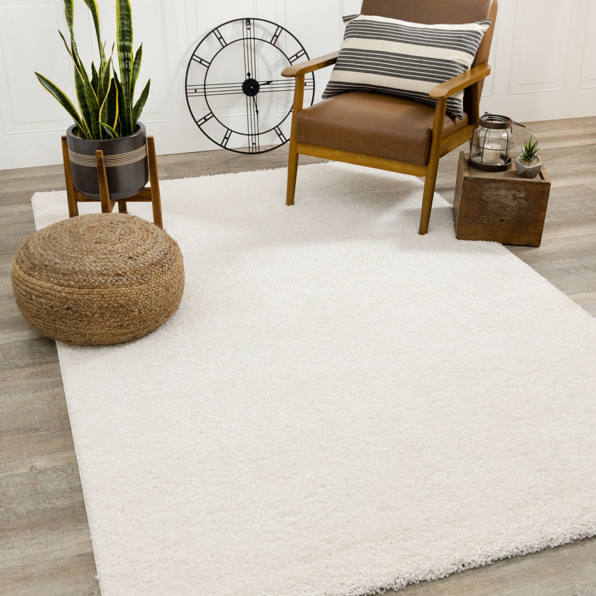 Premium Brio Area Rug - Soft & Durable Non-Slip Living Room Carpet - Perfect for Home Decor, Bedroom, Office & High Traffic Areas