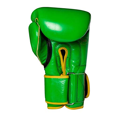 TITLE Boxing WBC Training Bag Gloves 16OZ - Green & Black Punching Bag Mitts for Boxing, MMA, Kickboxing & Fitness Training