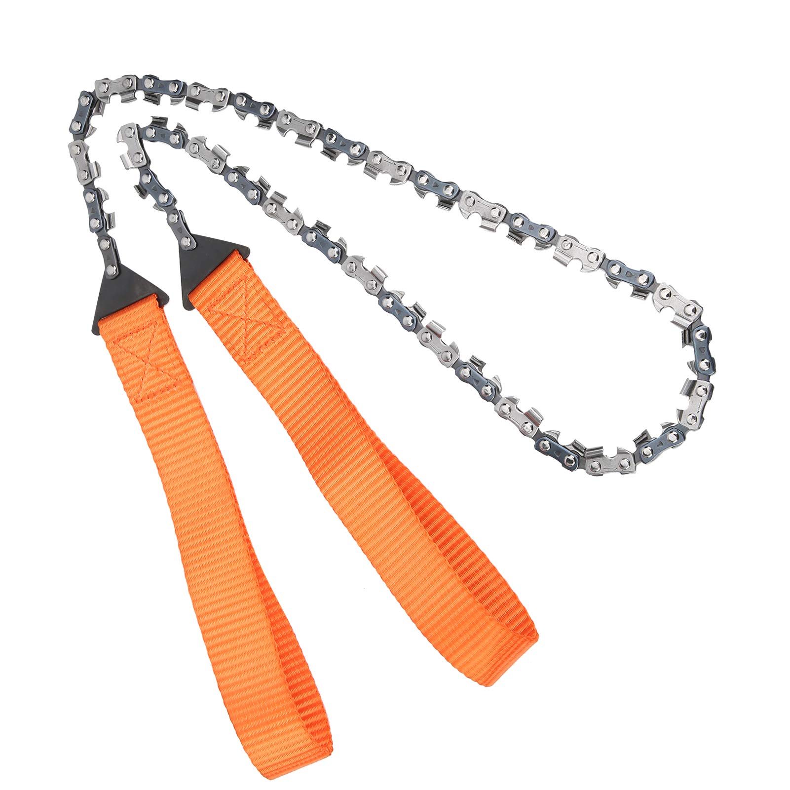 FECAMOS 33T Manganese Steel Hand Saw - Portable for Wood & Soft Metal Cutting (Camping/Hiking)