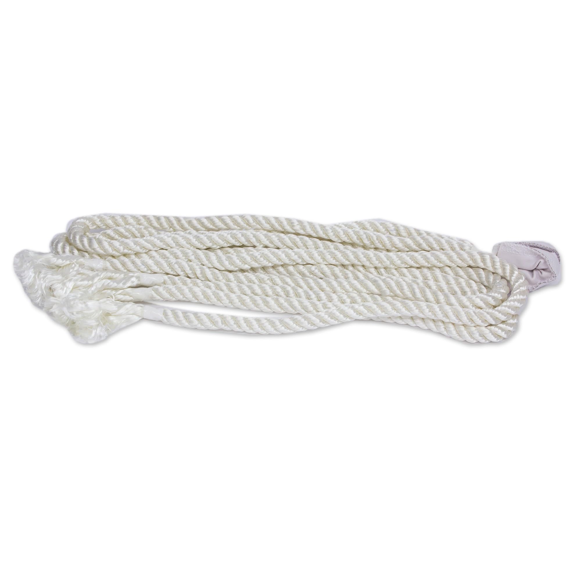 NOVICA Natural Off White Hand Woven Cotton Blend Mayan Hammock for 1 Person - Breathable Rope Hammock with Wooden Spreader Bars | Perfect for Backyard, Patio, Beach & Camping Relaxation