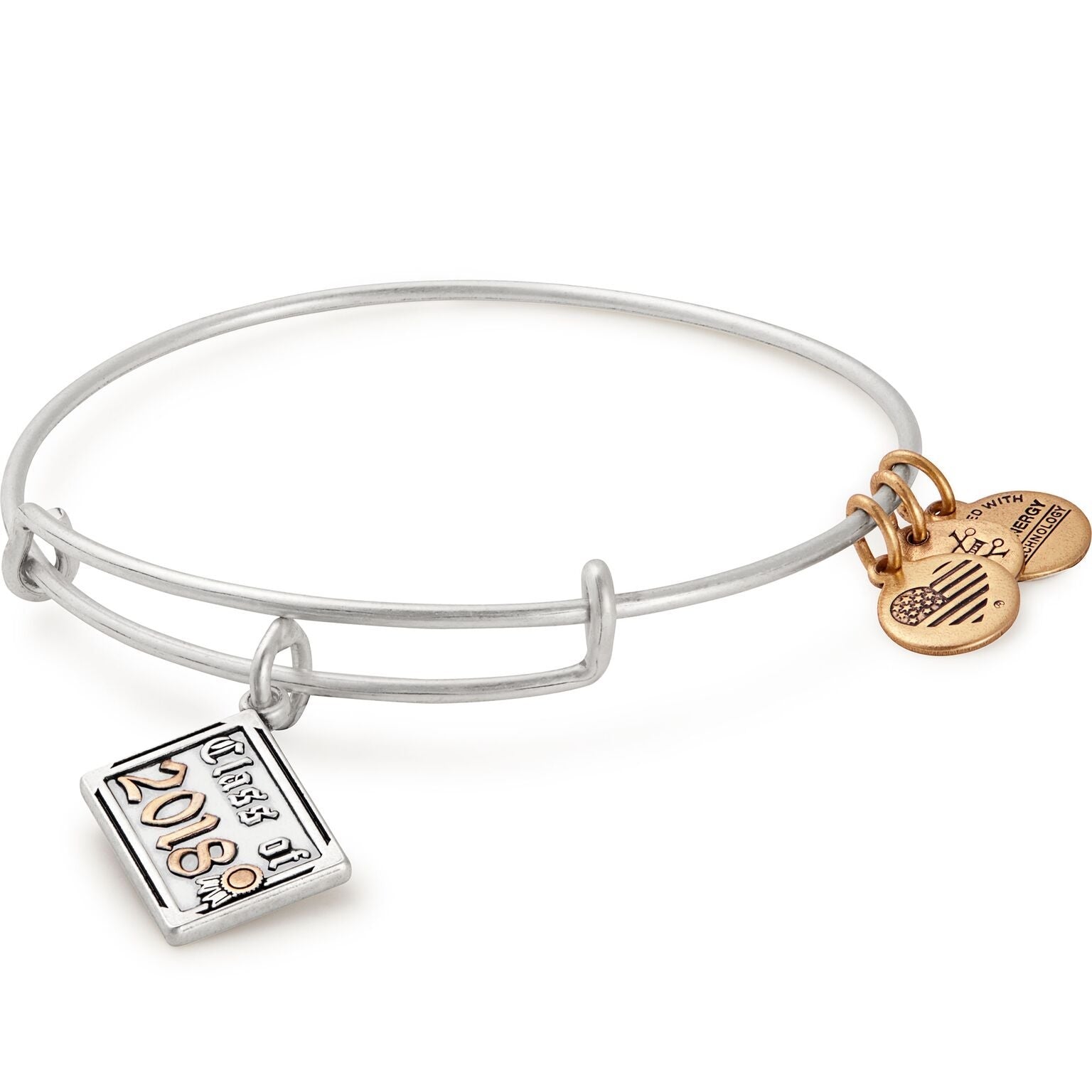 Class of 2018 Graduation Charm Bracelet - Commemorative Bangle for High School & College Alumni - Perfect Gift for Graduation Parties & Reunions
