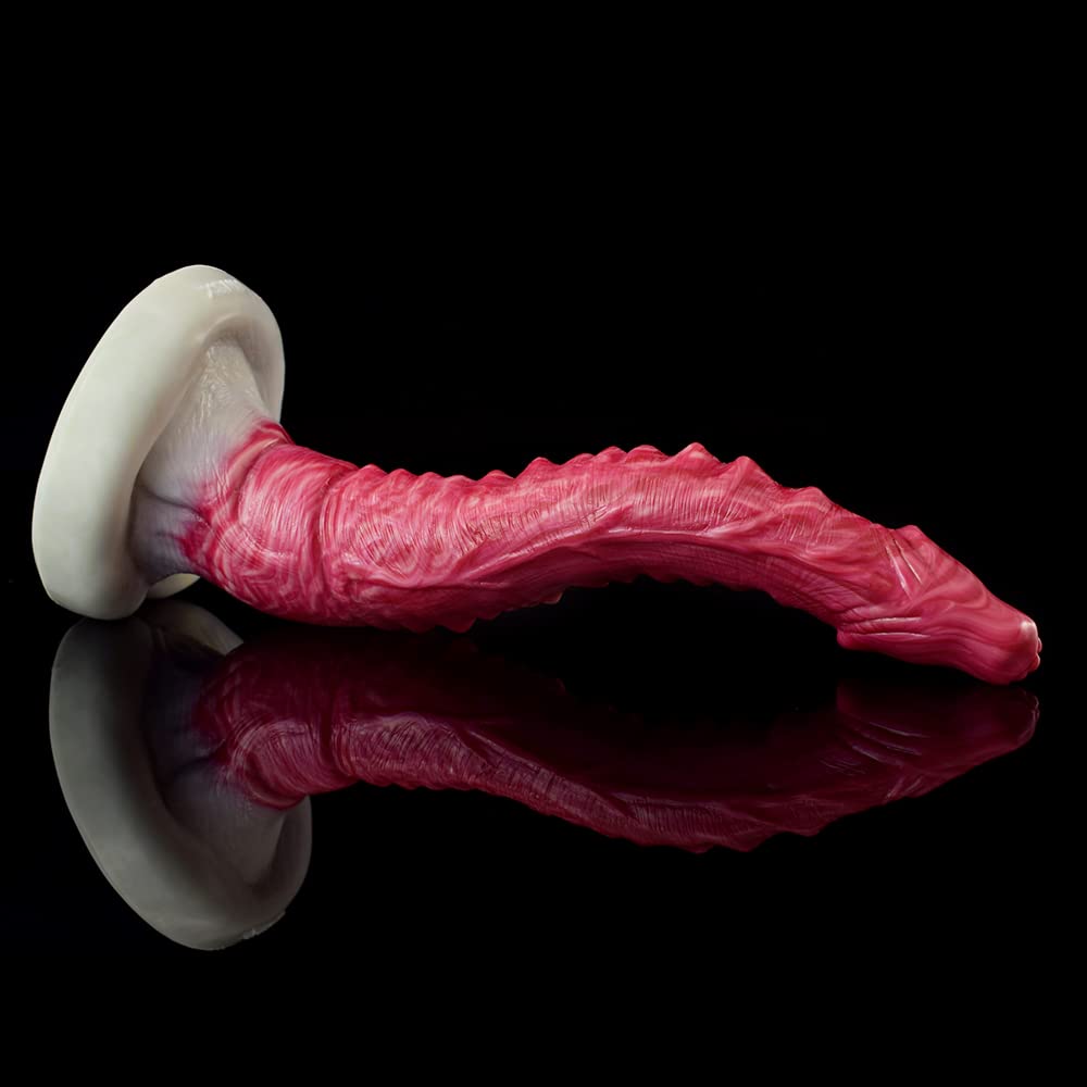 BeHorny Liquid Silicone Octopus Tentacle Dildo - Alien Fantasy Sex Toy with Strong Suction Cup for Hands-Free Play | Perfect for BDSM, Roleplay & Solo Pleasure