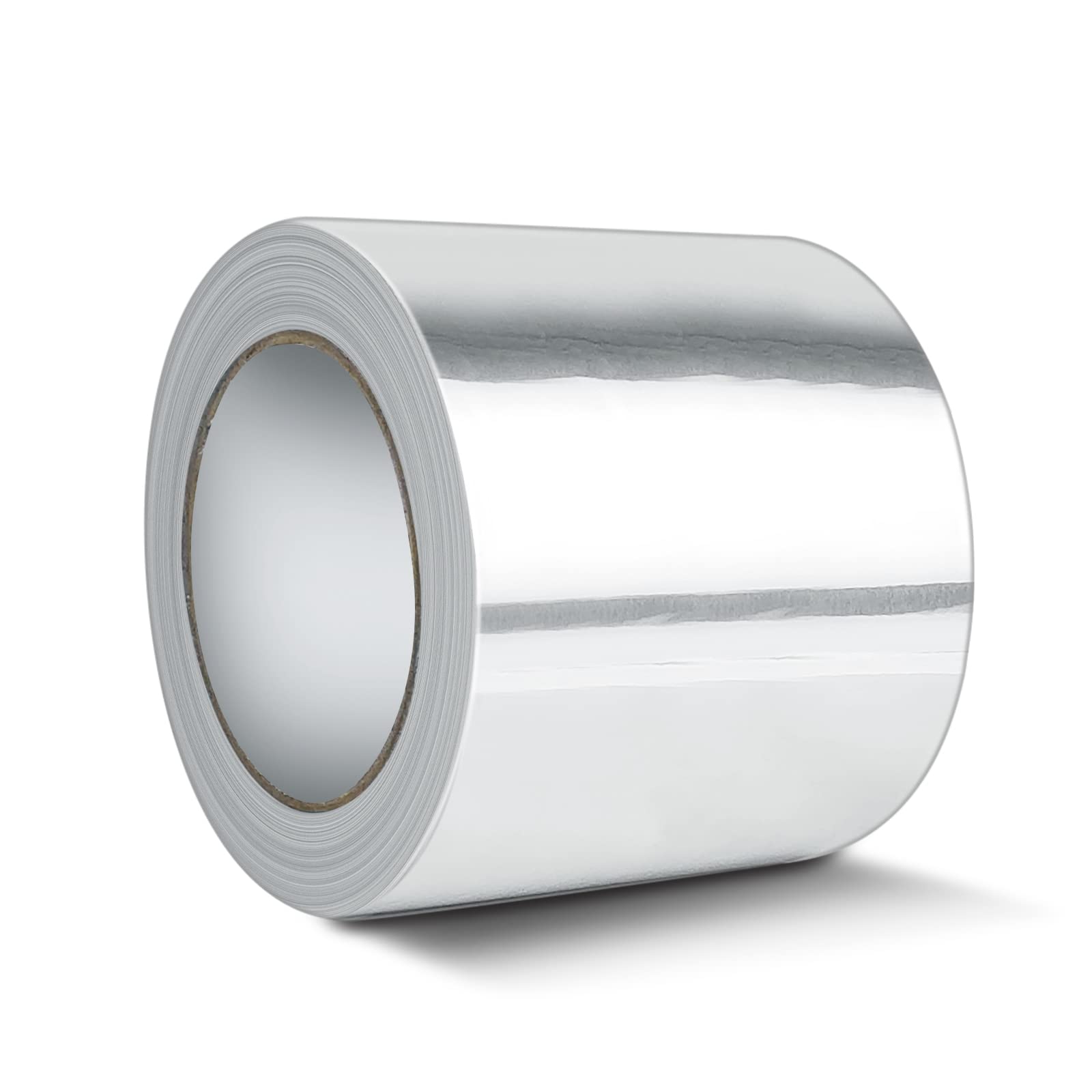 4in x 98ft Heavy Duty Aluminum Foil Tape - 3.5mil Flame Resistant HVAC Duct Tape for Hot & Cold Air Duct Sealing, Metal Repair & Insulation - Perfect for HVAC Systems, Ductwork, Roofing & Automotive Repairs