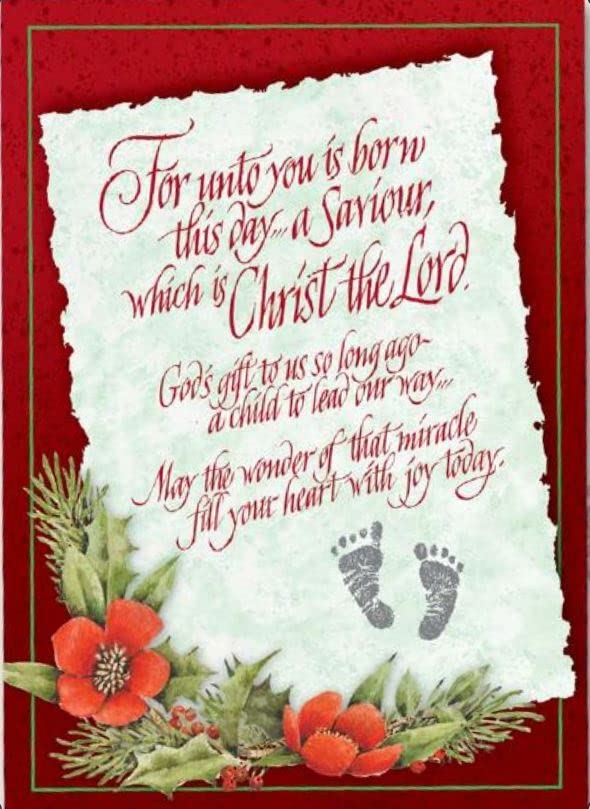 God's Greatest Gift - Christmas Cards with Bonus Magnets (Set of 12) - Religious Holiday Greeting Cards for Family & Friends - Perfect for Church Events, Home Decor, and Festive Mailings