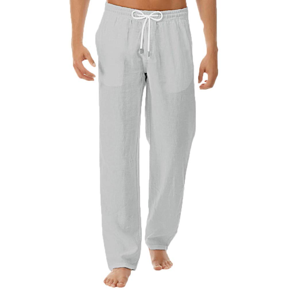 Stylish Summer & Winter Men's Linen Pants - 100% Cotton Casual Trousers for Men | Perfect for Office, Travel & Everyday Wear