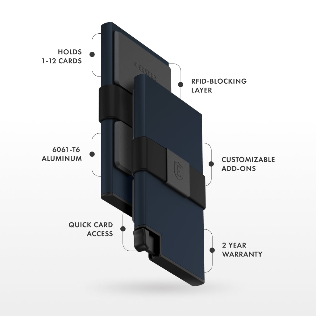 Ekster RFID Blocking Slim Wallet - Premium Leather Card Holder for Men & Women - Perfect for Travel, Business & Everyday Use