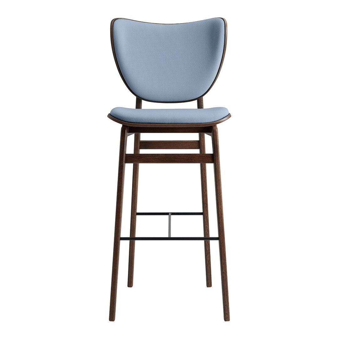 Stylish Upholstered Elephant Bar Stool - Comfortable Counter Height Seating for Kitchen Island, Breakfast Nook & Home Bar Decor