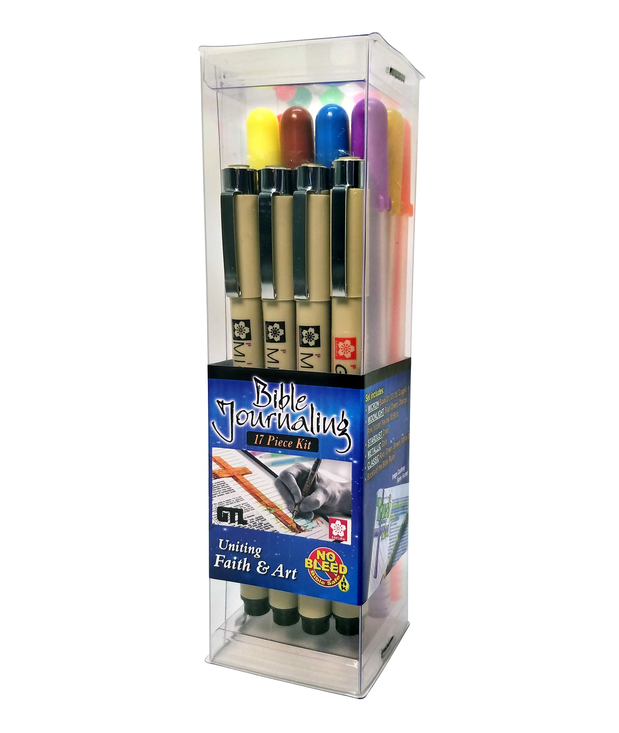 Pigma Micron & Gelly Roll Pen Set - No Bleed Ink for Bible Journaling & Lettering (17-Pack)