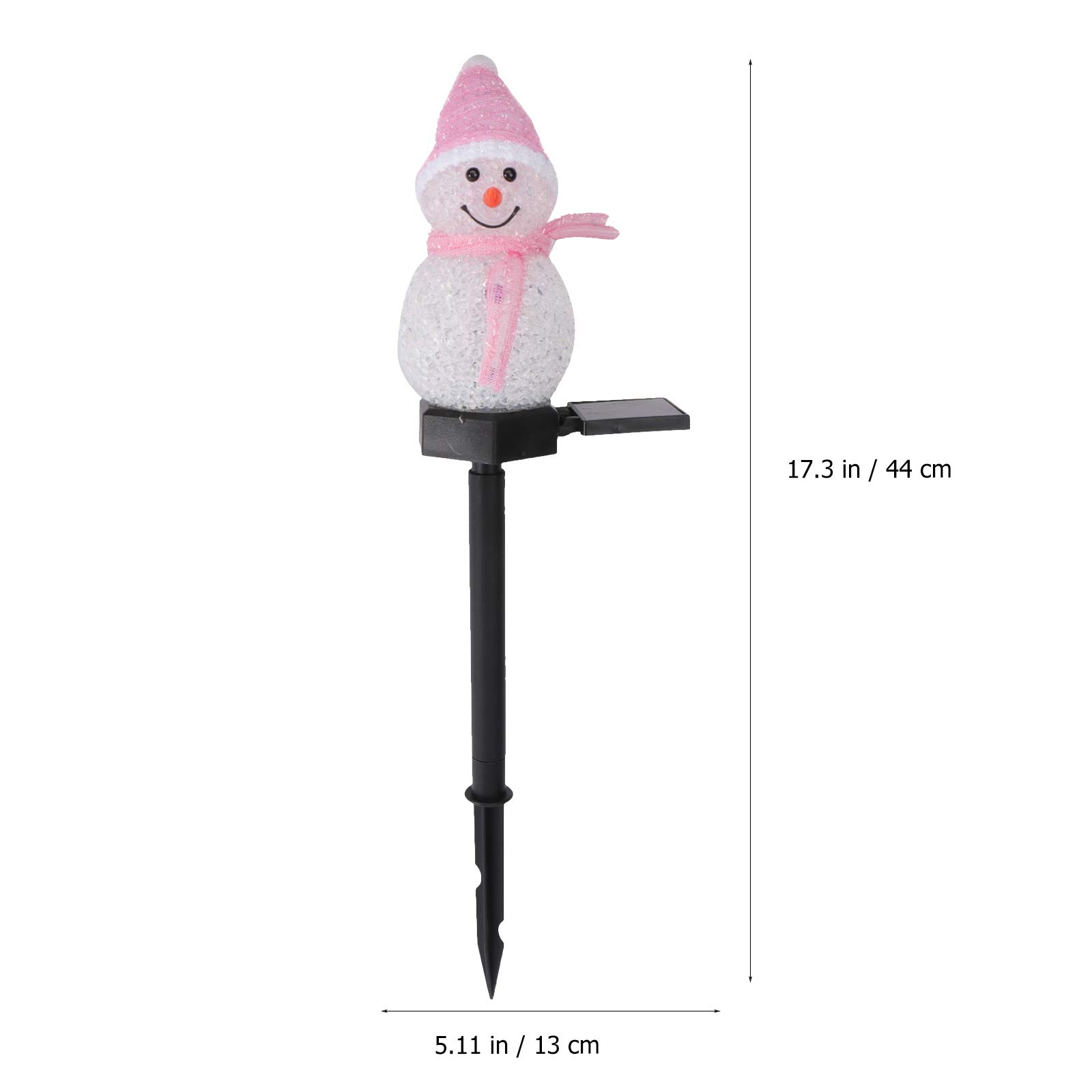 3pcs Christmas Lawn Lights - Snowman Garden Stake Lights with Resin Base for Outdoor Holiday Decor, Perfect for Yard, Pathway, and Landscape Lighting During Christmas Season