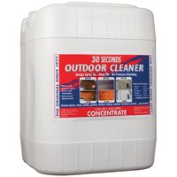 30 Seconds Outdoor Cleaner Concentrate - 5 Gallon (Covers 1000 Sq. Ft.) for Patio, Deck, Driveway & Fence Cleaning | Powerful Mold & Mildew Remover