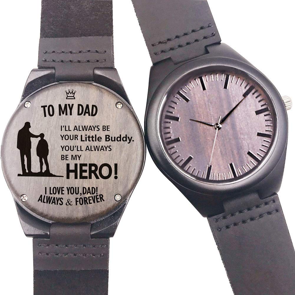 WASTIME Wooden Watch for Men & Women - Stylish Chronograph Military Casual Calendar Wooden Watch with Date Display | Perfect for Outdoor Adventures, Daily Wear & Unique Gifts