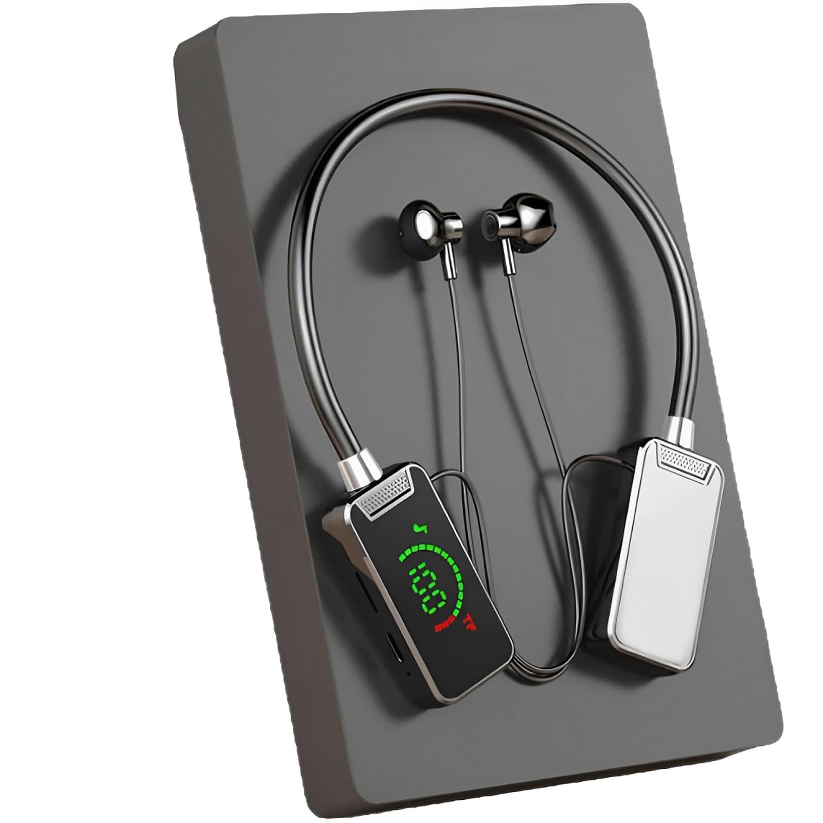 Wireless Sound Card Live Streaming Earphones with Noise Cancellation & Display - Bluetooth Headphones for Singing, Live Broadcasting & Audio Editing | Perfect for Karaoke, Podcasting & Content Creation