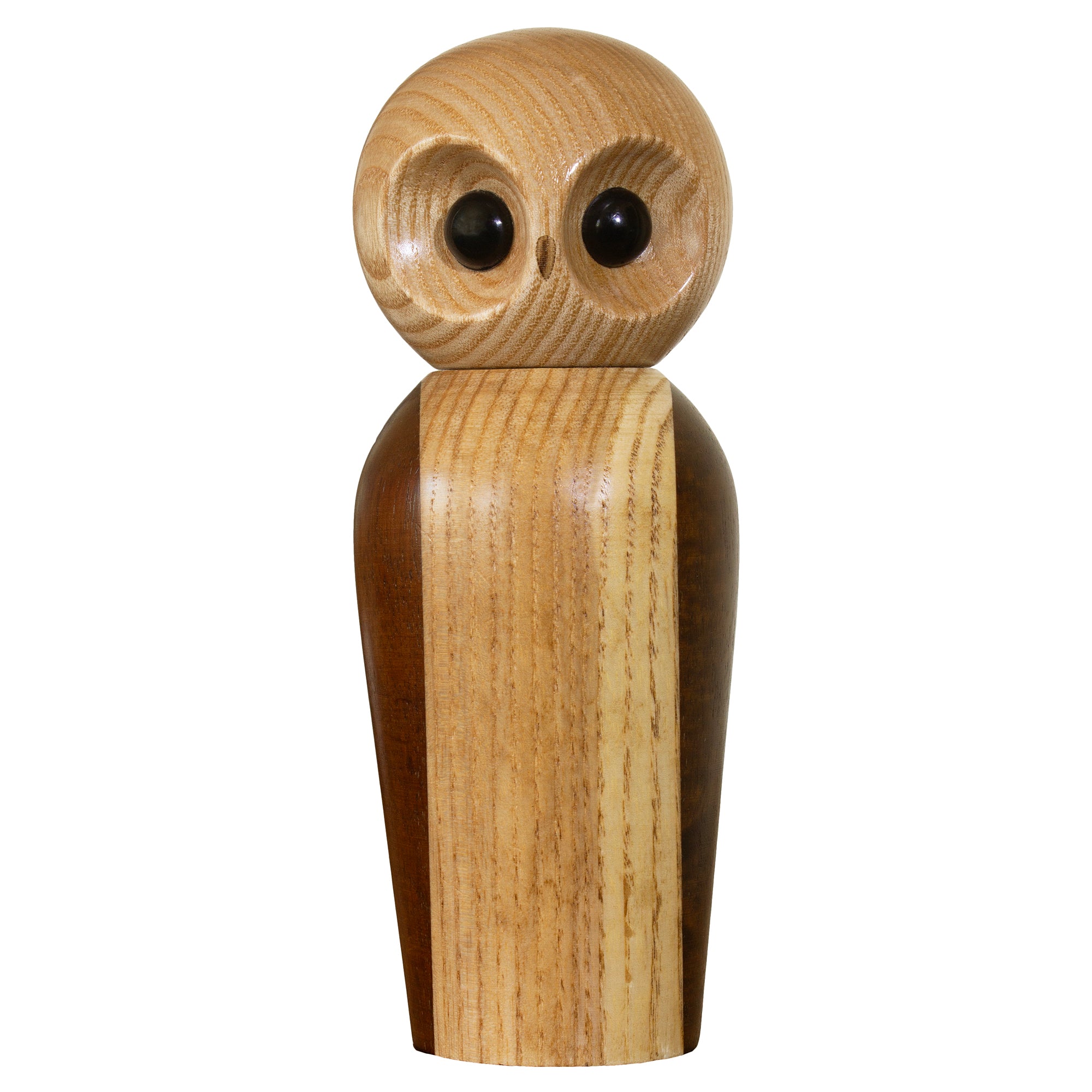 Premium Owl-Shaped Pepper Grinder - Handcrafted Wooden Salt and Pepper Mill with Ceramic Mechanism - Perfect for Kitchen, Dining Table & Gift Giving
