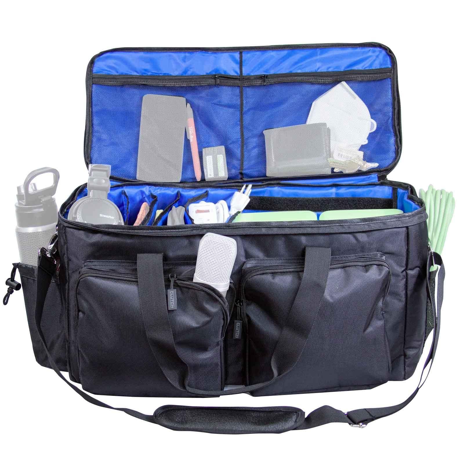 CLUTCH CL-CADDY200 Premium Utility Storage & Transport Bag for Headphones, Cables & Tech Accessories - Perfect for DJs, Musicians & Travel Organization
