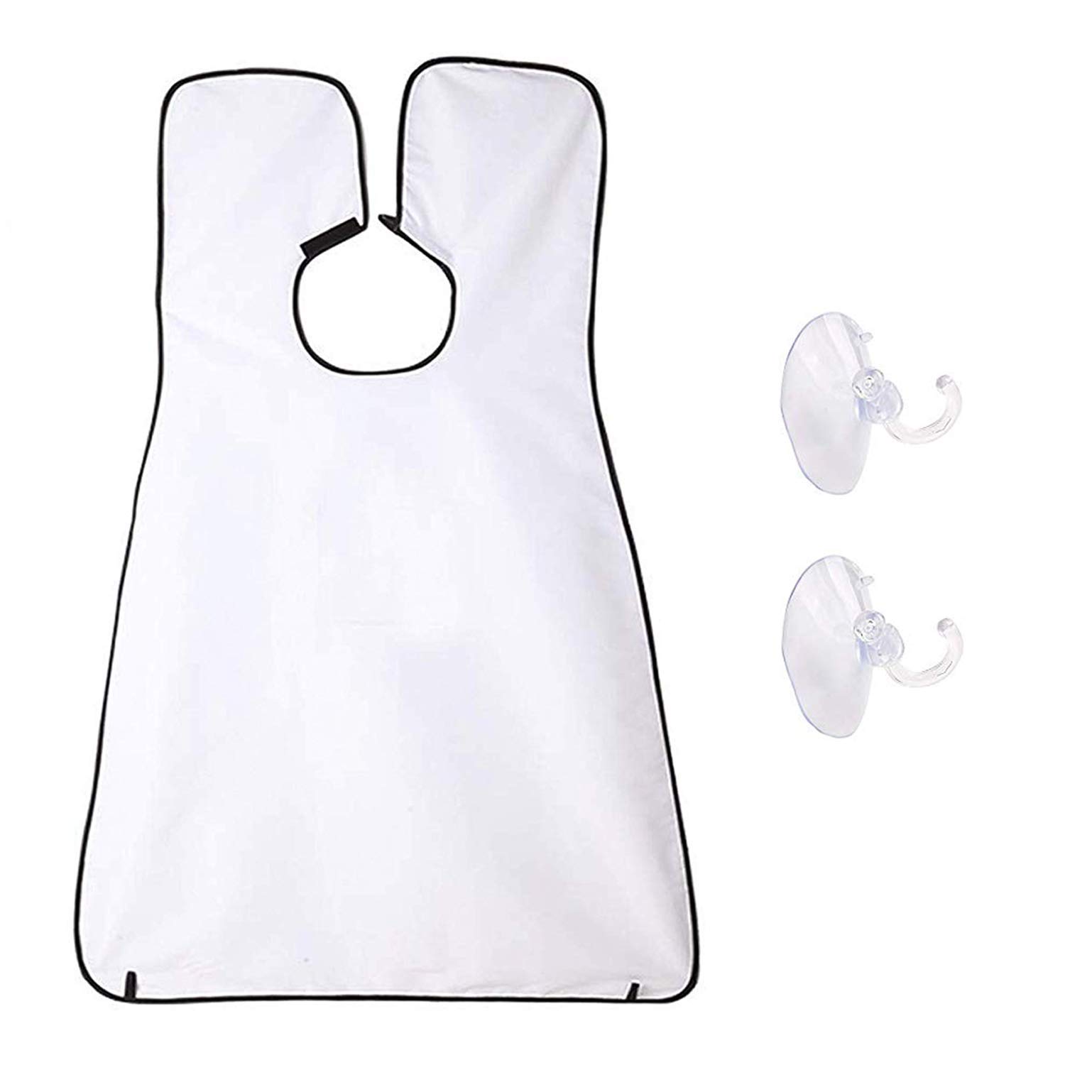 ANTIMOS Beard Apron & Hair Catcher for Men - Waterproof Grooming Bib with 2 Suction Cups - Perfect for Shaving, Trimming & Beard Care at Home