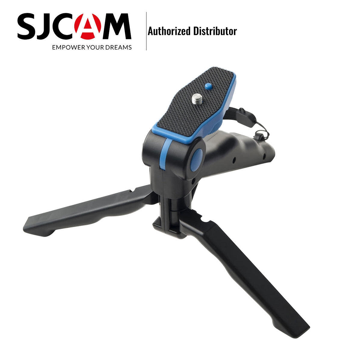 SJCAM Adjustable Hand Grip Folding Tripod for GoPro, Action Cameras - Perfect for Vlogging, Travel & Outdoor Adventures