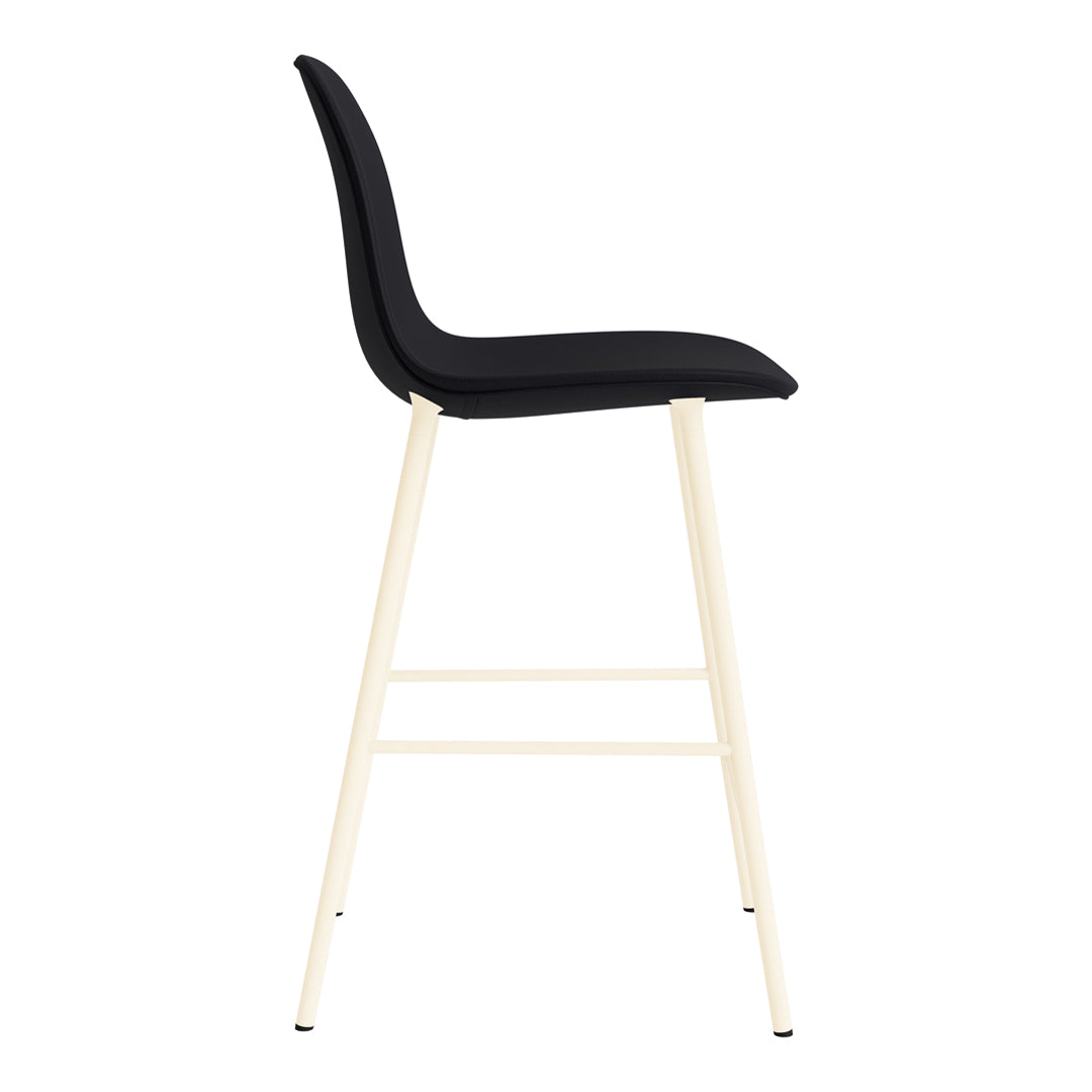 Premium Fully Upholstered Form Counter Chair - Stylish Bar Stool for Kitchen Island, Breakfast Nook & Home Bar Seating