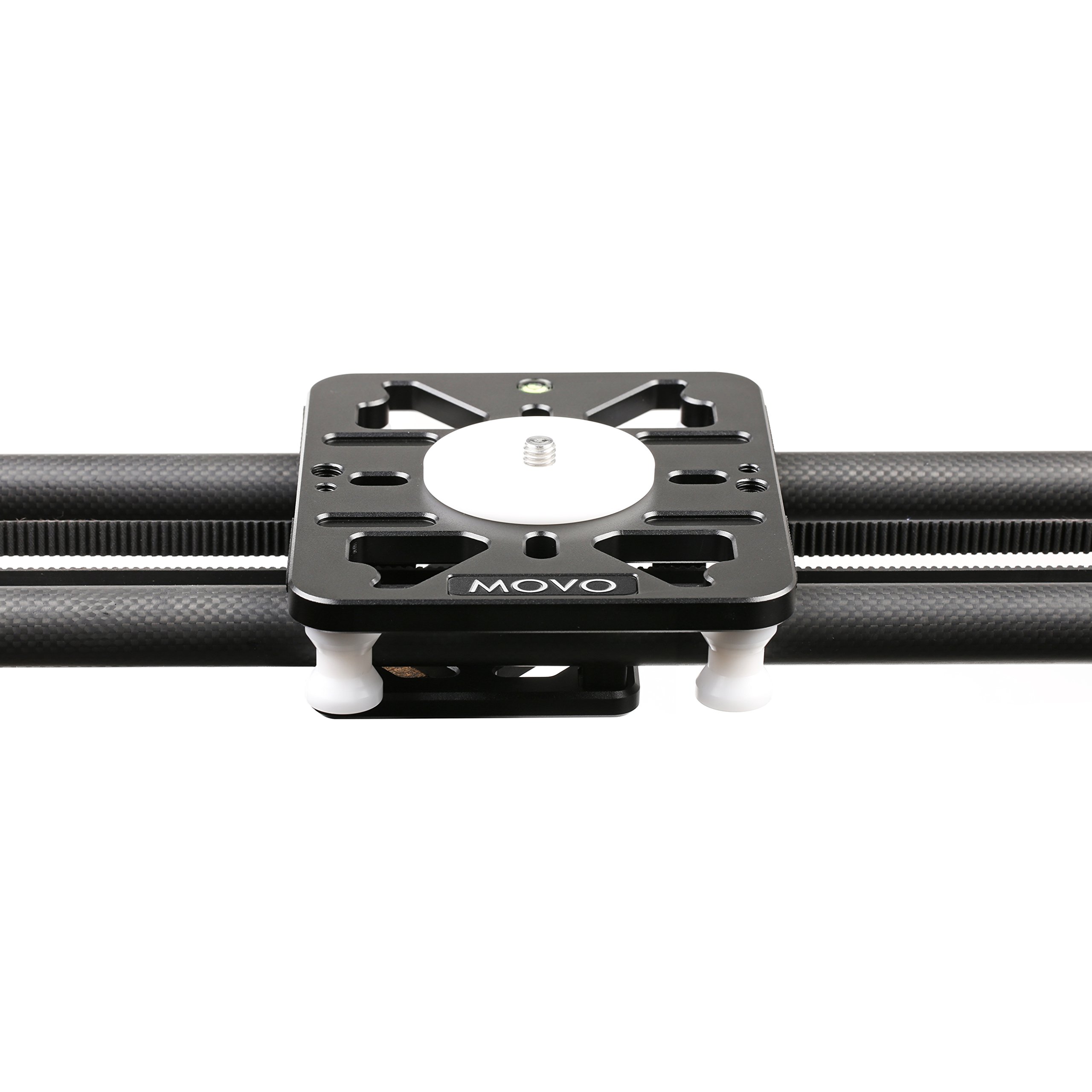 Movo/Sevenoak Expandable Carbon Fiber Sliding Track - Belt-Drive System with Weighted Flywheel Hand Control - Perfect for Home Gym, Physical Therapy & Fitness Training