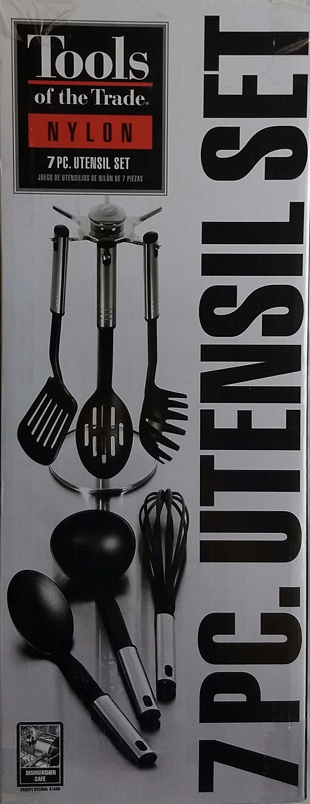 7-Piece Kitchen Utensil Set with Stand - Essential Cooking Tools for Home Chefs | Perfect for Baking, Stirring & Serving