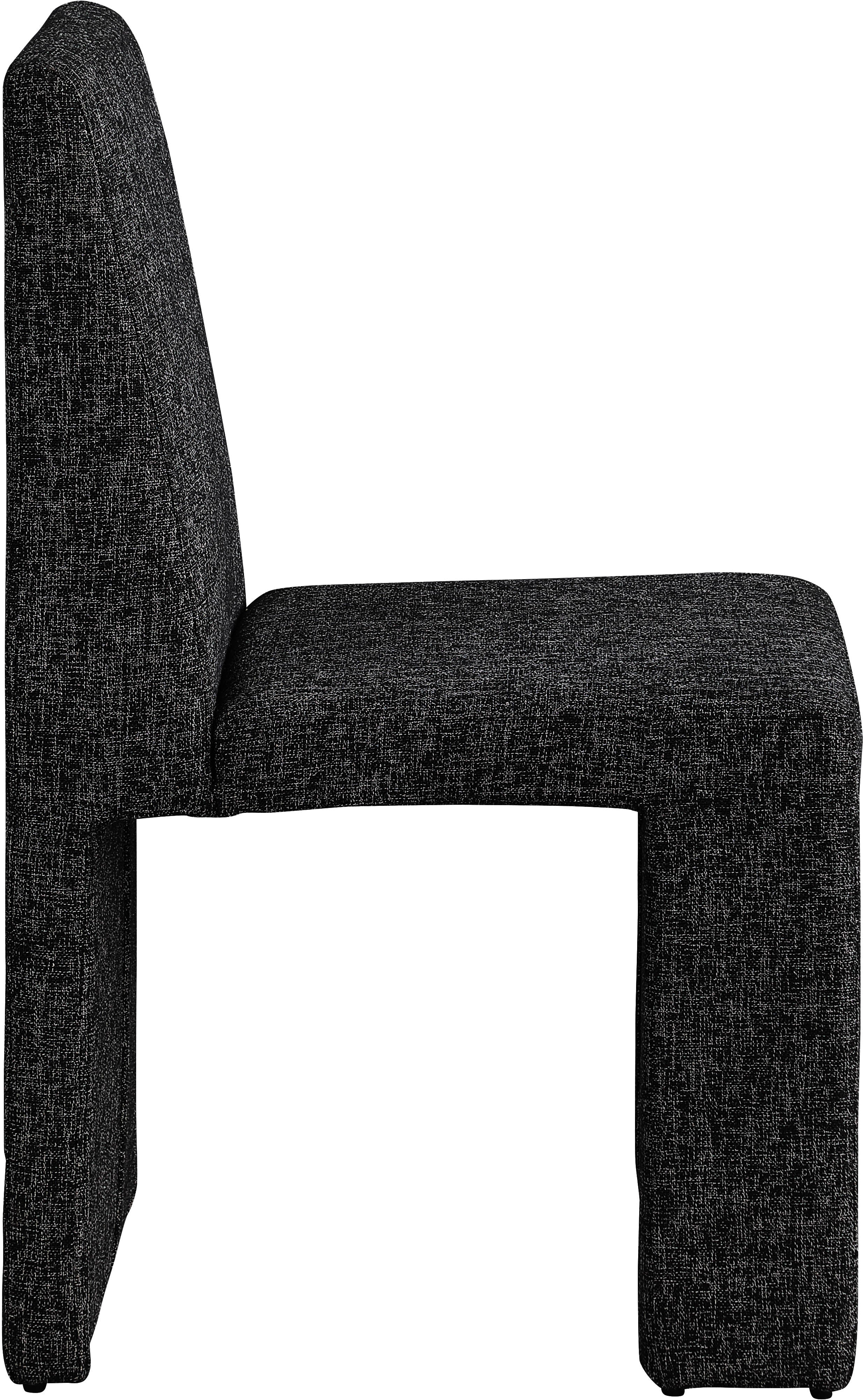 Benson Linen Textured Fabric Dining Chair - Modern Farmhouse Style Upholstered Seat for Kitchen, Dining Room & Home Decor | Comfortable & Durable
