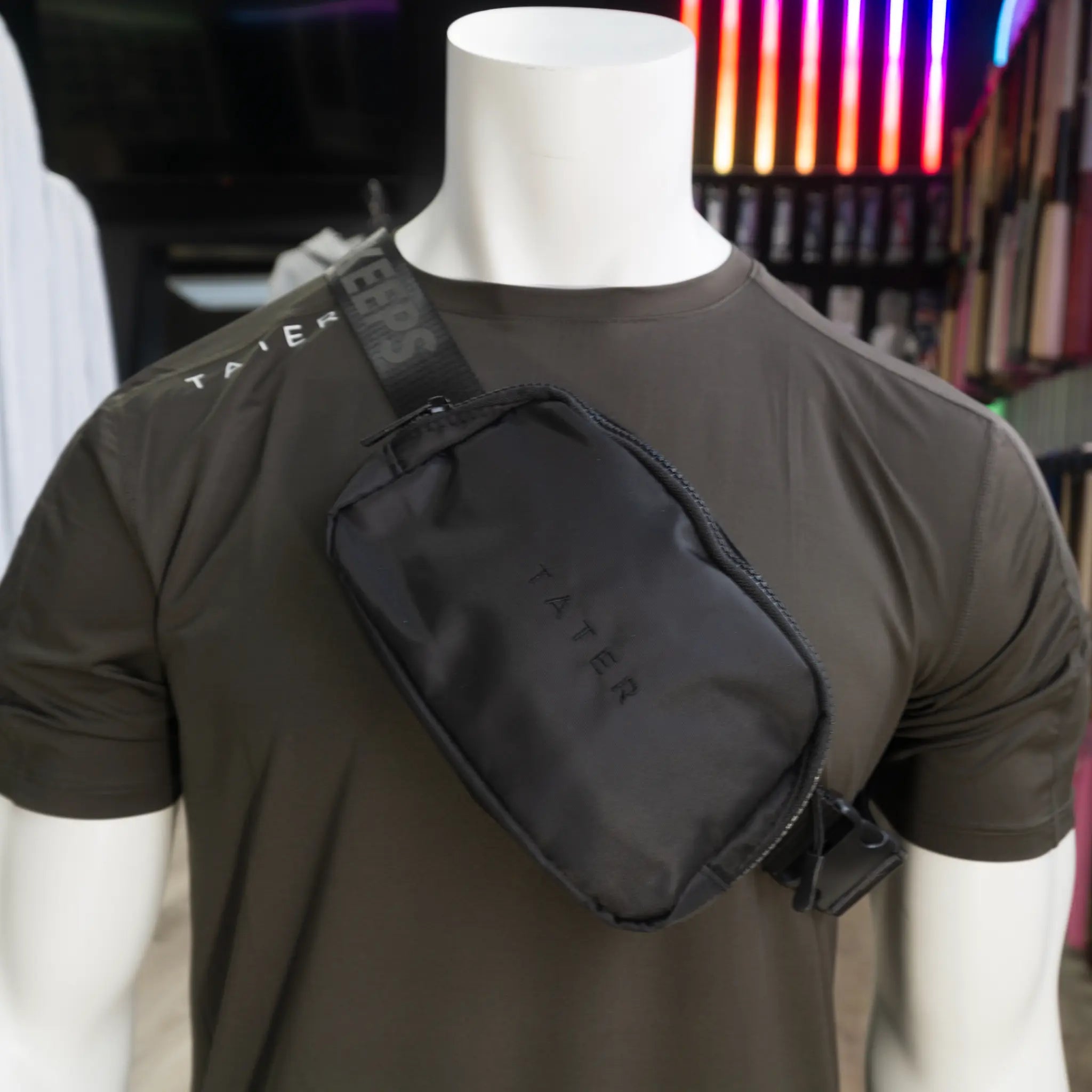 FUNDAMENTALS Crossbody Bag for Women - Stylish & Lightweight Black Shoulder Purse - Perfect for Travel, Shopping & Everyday Use