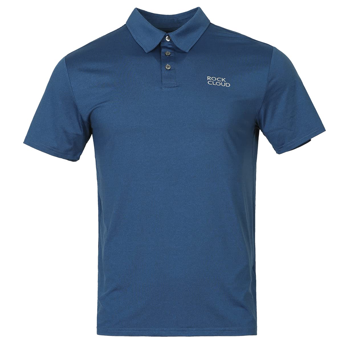 ROCK CLOUD Men's Casual Polo Shirt - Breathable Cotton Short Sleeve Button Down Shirt for Golf, Work & Everyday Wear | Comfortable Fit for Business Casual & Outdoor Activities