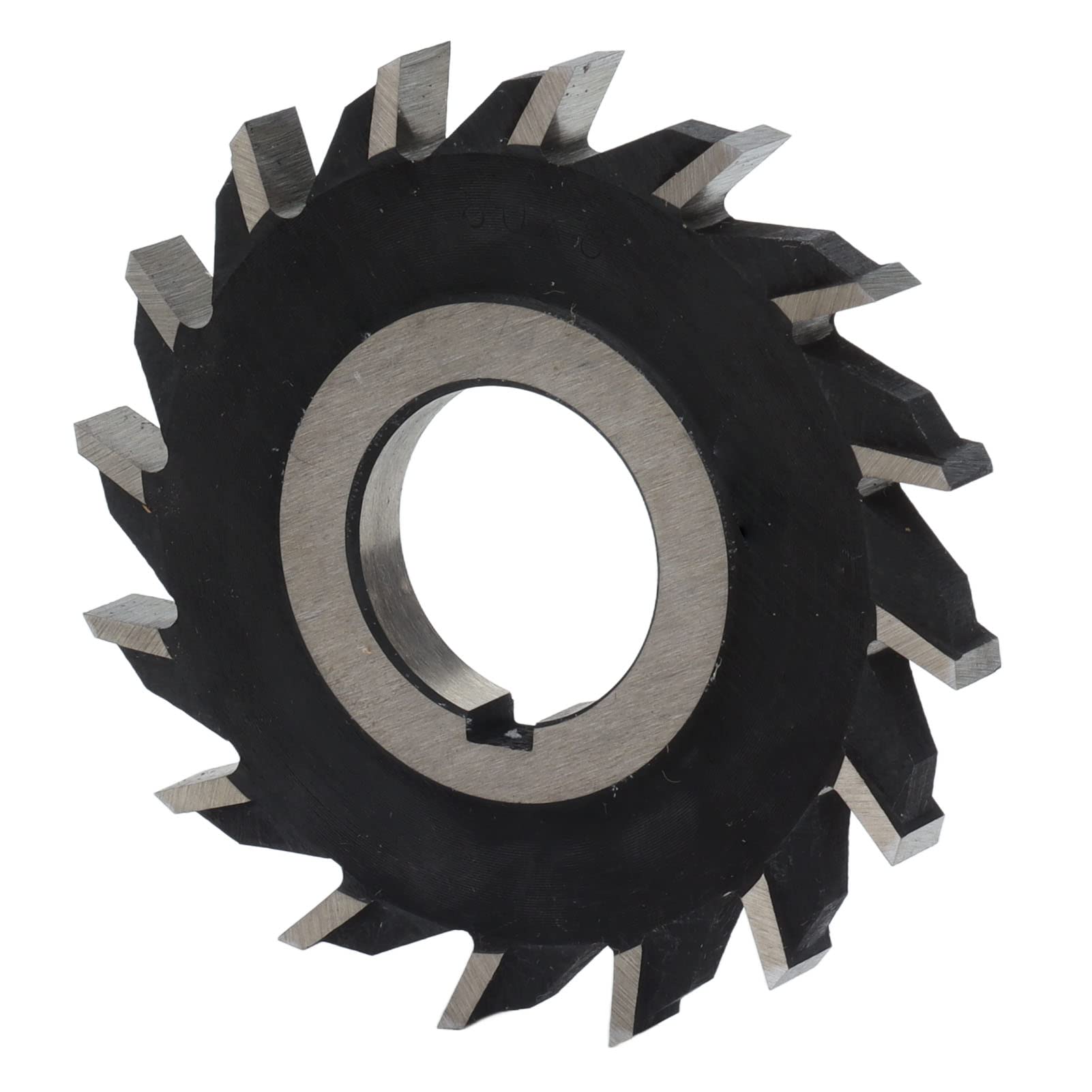Hilitand 16 Teeth High Speed Steel Milling Cutter - 80mm Diameter Flat End Face Mill with Center Cutting for Metalworking & CNC Machining - Perfect for Aluminum, Steel & Wood Processing