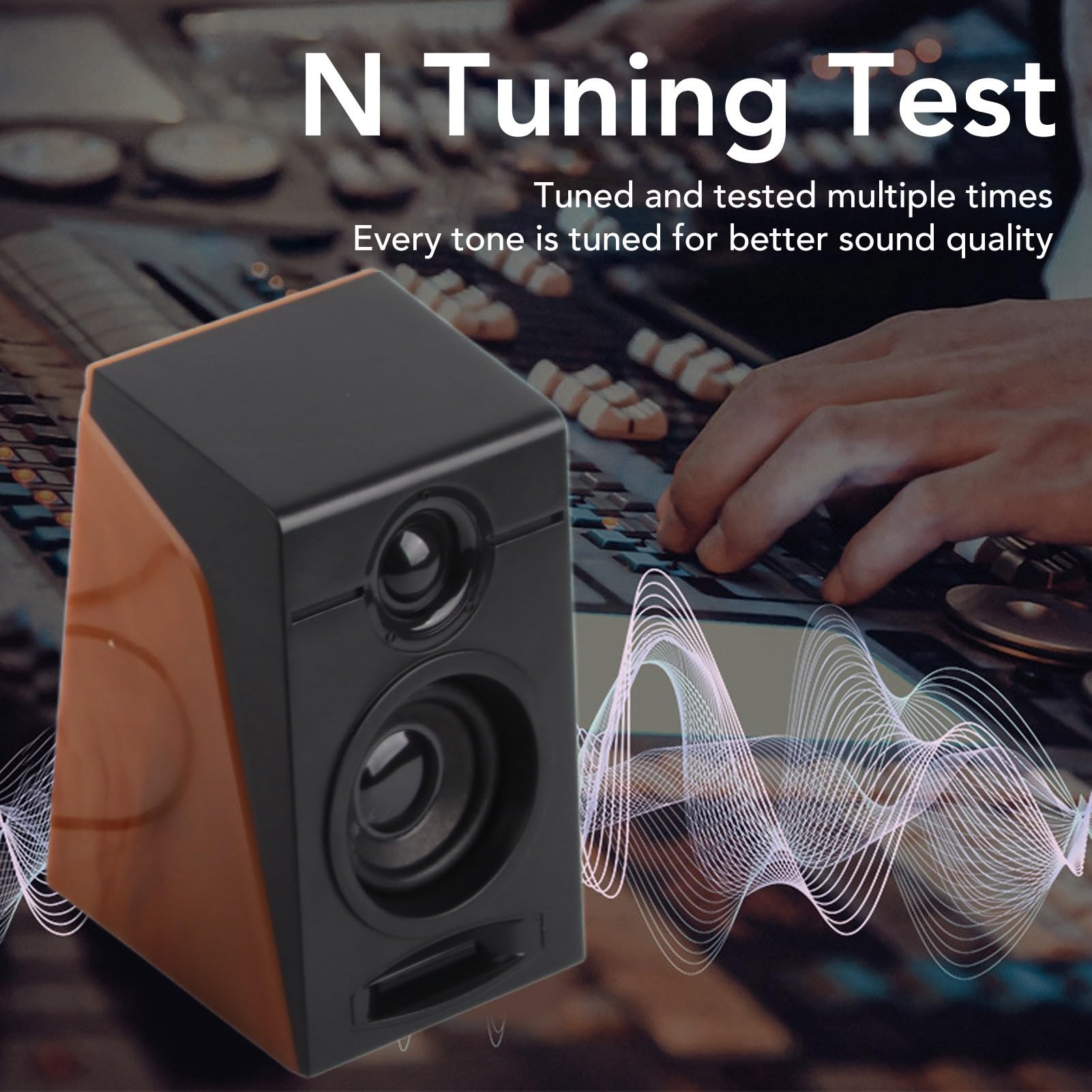 MUNEFE USB PC Speakers - Wired Laptop Speakers for TVs, Computers, Laptops, Phones - Ideal for Home Office, Gaming, and Multimedia Entertainment