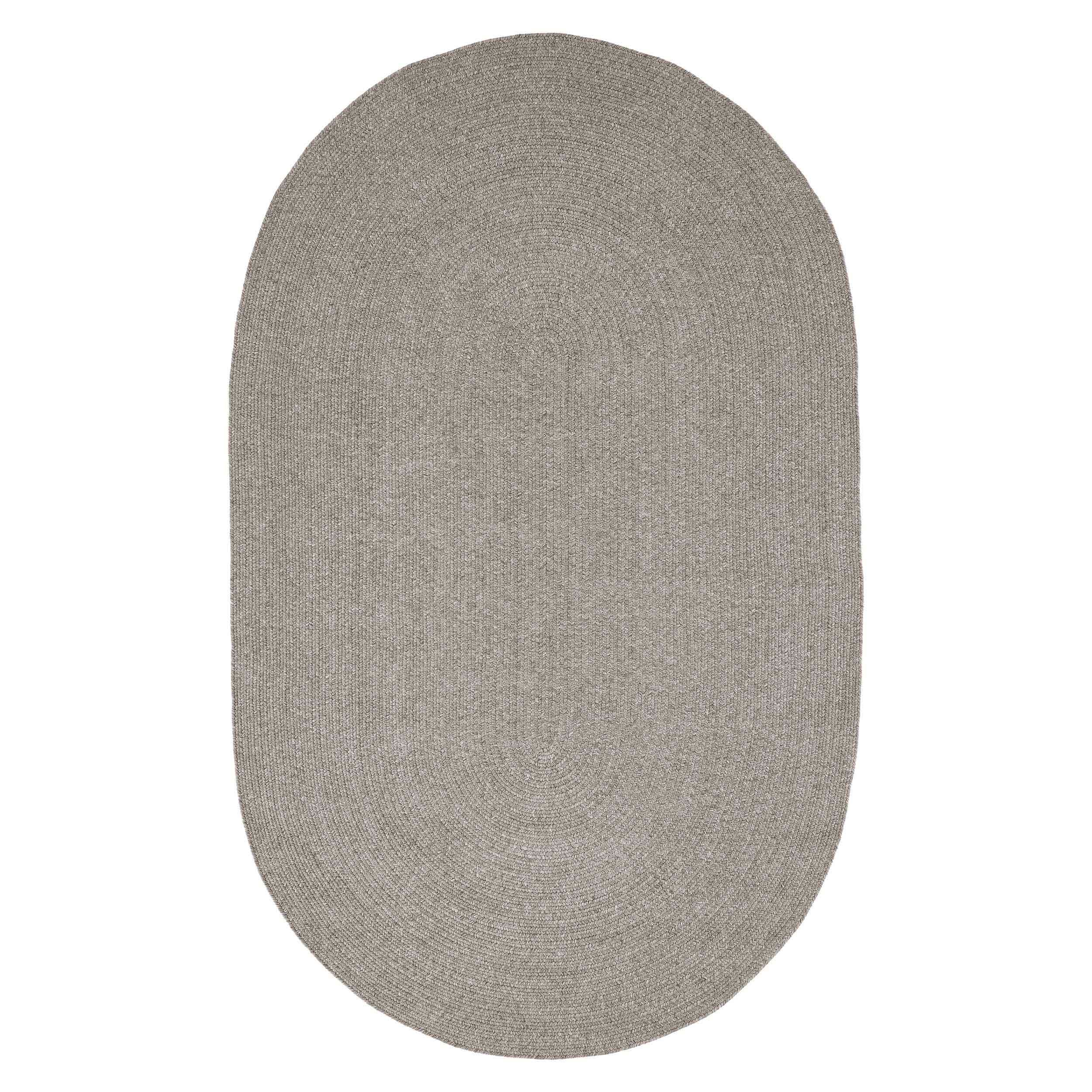 Classic Braided Area Rug - Non-Slip Indoor/Outdoor Oval Rug for Living Room, Bedroom, Patio & Deck - Soft & Durable Home Decor