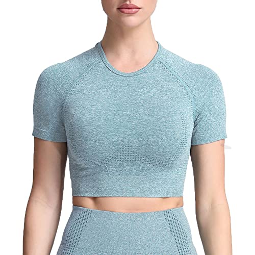 B Forest Green Marl (Crop Tops)