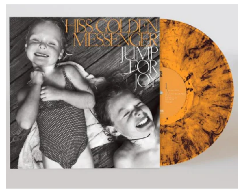 HISS GOLDEN MESSENGER - Jump for Joy Limited Edition Indie Exclusive Black & Orange Colored Vinyl Record | Perfect for Music Collectors & Vinyl Enthusiasts | Great for Home Listening & Gift Giving