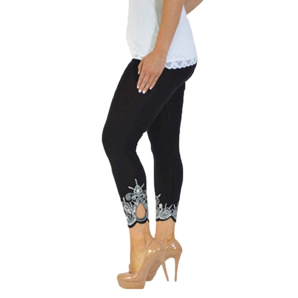 Plus Size Women's Yoga Pants - Gillberry High Waisted Tummy Control Workout Leggings for Running, Exercise & Gym | Stretchy Athletic Capris for Yoga, Pilates & Daily Wear